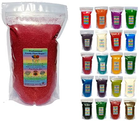 Candy Floss Cotton Sugar CandyBoss Pink Bubble Gum 1 KG - Ready to Use in Your Machine