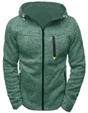 Casual huvtröjor med dragkedja för män, sweatshirts, jacka, huvtröja, arbetströja, huvtröja för män, hel dragkedja, sport, huvtröja, herr, dragkedja, vardaglig, långärmad huvtröja, huvjacka, gym, träning, figursydd, fitness, sweatshirts, En grön, L