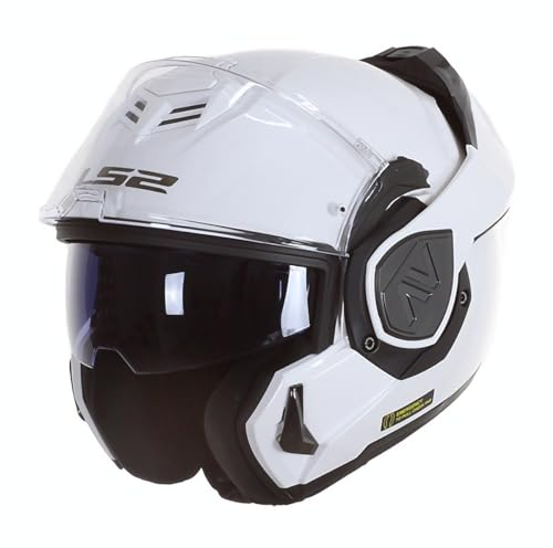 LS2, Casco Moto Modulare ADVANT SOLID White, XXXL