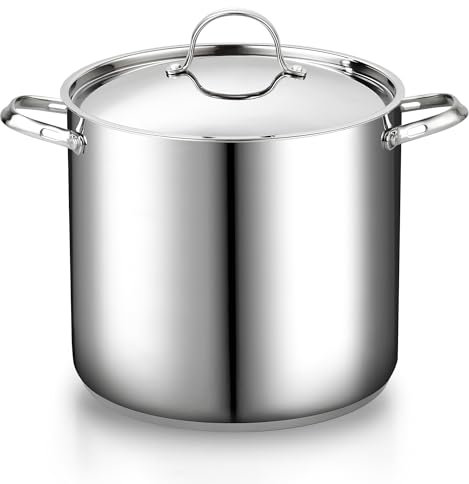 Cooks Standard 16 Quart Extra Large Soup Pot - Induction Cookware