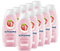 Schauma Schwarzkopf Reparatur-Shampoo Nutri Glanz (10x 400 ml), Haarshampoo repariert und regeneriert geschädigtes Haar intensiv, Hair Repair Shampoo mit Erdbeer-Extrakt und Mandelmilch