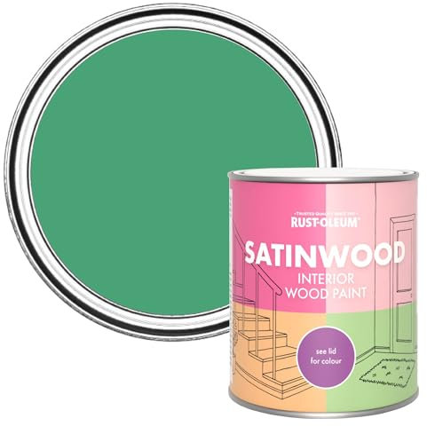 Rust-Oleum Green Satinwood Interior Wood Paint - Emerald 750ml
