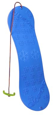 Kinder Snowboard Schlitten mit Zugseil und Griff 69 x 20,5 x 4 cm Kinderboard Rutschboard Kinderschlitten