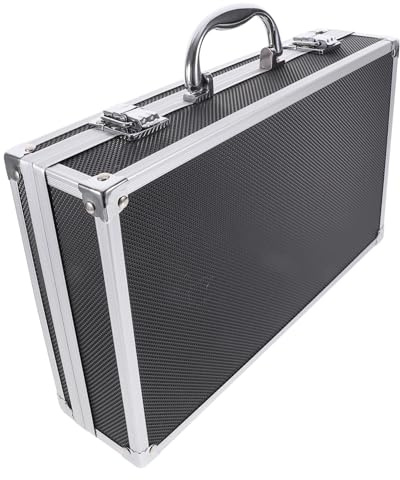 VICASKY Caja Organizadora para Micrófonos Inalámbricos Portátil y Ligera Estructura Multi Ranura para Dos Micrófonos Adecuado para Grabación y Karaoke