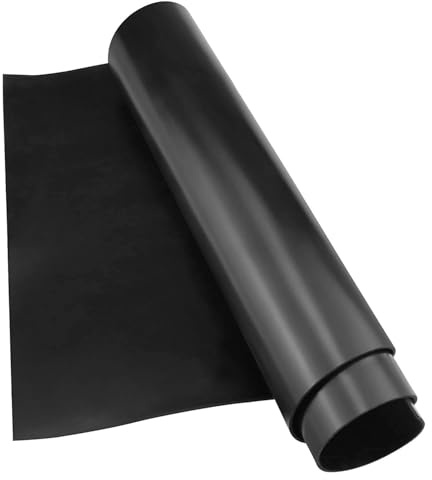 Nisorpa Rouleau de tapis en caoutchouc lisse antidérapant pour abri de jardin, salle de sport, garage, atelier - 1 m x 2 m
