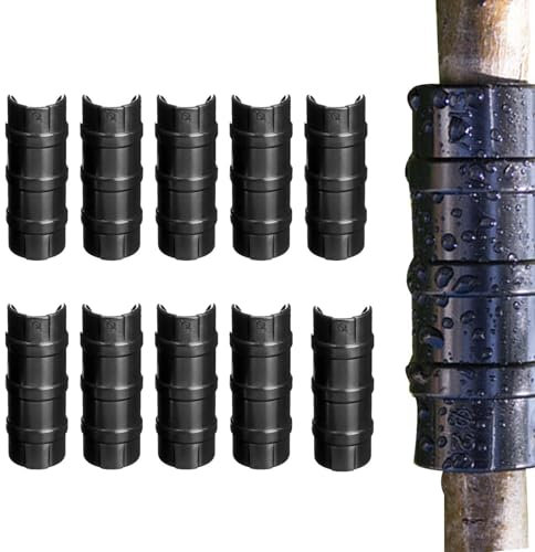 Gewächshaus Clips 10 STK Gewächshausfolie Clip Rohr Folie Clip 20/25/ 32mm Gewächshausfolie Clip Rohr Folie Clip Für Reihenabdeckung Netz,Tunnel,Schuppen,Treibhaus Clips