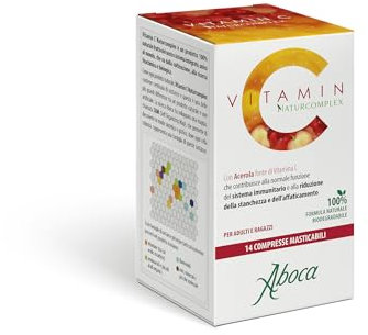 Aboca Vitamin C Naturcomplex Integratore per Sistema Immunitario 14 Compresse