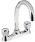 Bristan VAC2 DSM C MT Value Deck & Bridge Sink Mixers, Chrome