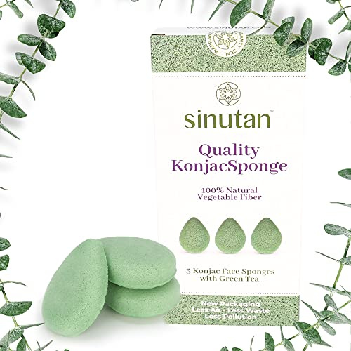SINUTAN® SPUGNA KONJAC VISO (VERDE)