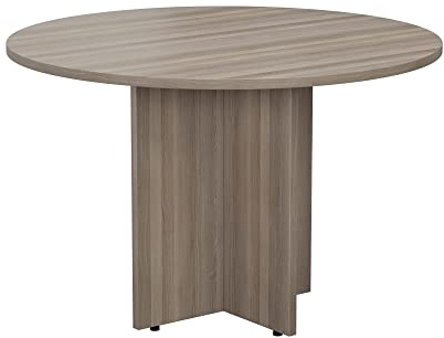 Office Hippo Heavy Duty Meeting Boardroom Office Table, Grey Oak, 110 x 110 x 73 cm