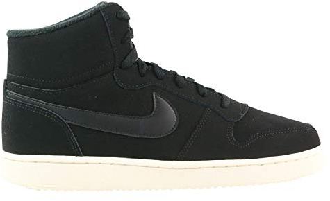Nike WMNS Ebernon Mid Se, Chaussures de Basketball Femme, Noir (Black/Sail 001), 38.5 EU