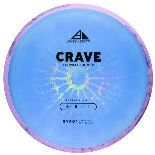 Axiom Discs Plasma Crave Disc Golf Fairway Driver (165-170g / Colors May Vary)