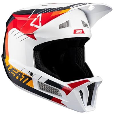 Leatt Helmet Mountain Bike Gravity 2.0 V24 White/Red #L 59-60cm