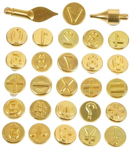 DIYEAH Pointes De Pyrogravure Kit Tête De Transfert Pour Gravure Diy Outil De Numéros Pour Et Cuir