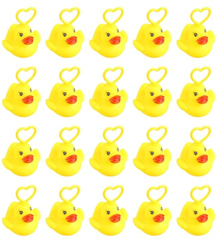 Qkbuza 20 Piezas Juguetes De Baño , Juegos De De Pato, Juguetes De Flotantes, Juguetes De Bañera De Pato, Juguetes De Baño De Pescado De Natación