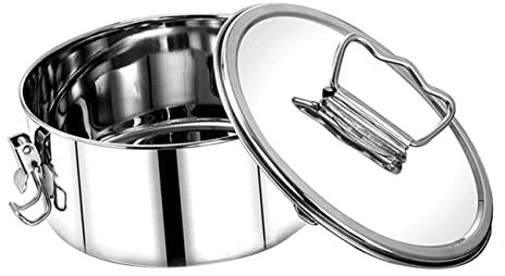 VALICLUD Dampftopf Multifunktionstopf Edelstahldampfer Kochkessel Kochkier Silber Suppentopf Dampfgarer