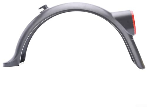 Eawfgtuw Hinteres Schutzblech mit Rücklicht für Xiao, MI, MI 4 Pro, Elektroroller, ABS-Kunststoff, spritzwassergeschützt, Zubehör, 340 x 160 x 65 mm, Schwarz