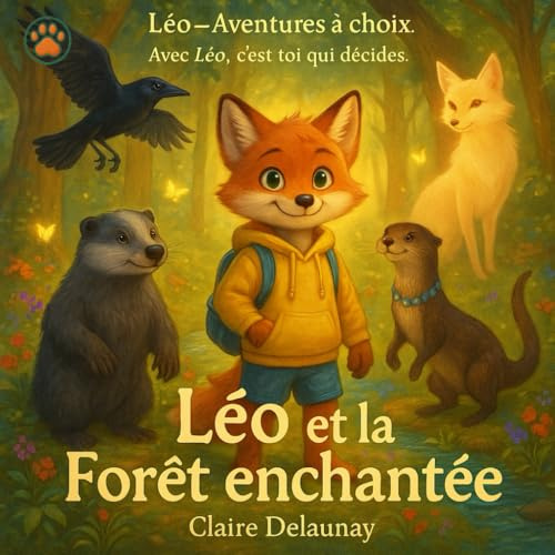 Léo et la forêt enchantée: Un album jeunesse illustré et interactif qui allie lecture autonome et livre-jeu : choisis l’histoire avec Léo le renard (7–9 ans)