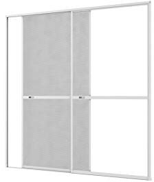 Culex 101340102-VH Fliegengitter Doppelschiebetür Schiebetür braun 240x240cm