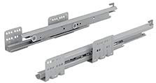 Coulisses actro avec silent system - Pour tiroir de profondeur : 300 mm - Charge : 40 kg - HETTICH