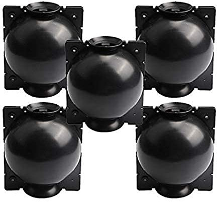 Yeehliny Pflanzenwurzel Verpflanzen Box Wiederverwendbare pflanzenwurzelbox Plant Rooting Ball, Plant Root Growing Box, Pflanzen Pfropfkasten für Gartenpfropfung Wurzelbildung 5PCS (Schwarz-5CM)