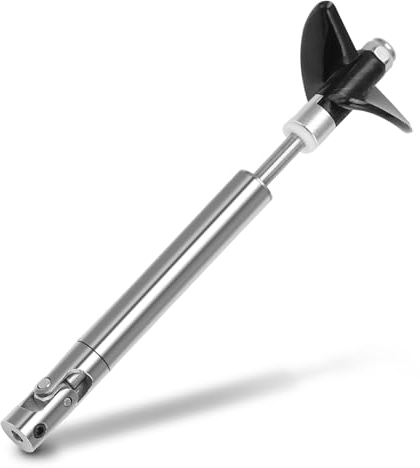 Agatige Conjunto de Eje de Modelo de Barco, Eje de Transmisión del Eje del Motor de 4 Mm Hélice de D36 Mm y Junta Universal para Barco RC, Modelo de Barco Hecho a Mano