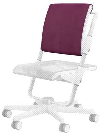 Moll Rückenkissen für Kinderschreibtischstuhl Scooter | ergonomische & weiche Polsterung | einfach montierbar | waschbar & austauschbar | ideal für Jungen & Mädchen | Made in Germany