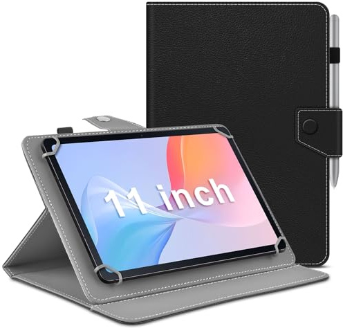 KATUMO Universel Coque Étui pour Toutes Les Tablettes 11 Pouces, Housse de Protection pour 11,1 Pouces Tablette, Case Cover en Cuir de Voyage, pour Tablettes 11-12 Pouces Android/iOS/Windows