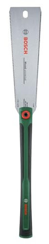Bosch Scie japonaise Ryoba 250 mm (coupes précises/affleur Lame Flex. Acier SK5 dents Doubles poignée Softgrip)