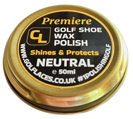 GRYPTONITE Premiere Golf Shoe Wax Polish Tin 50ml / Neutral