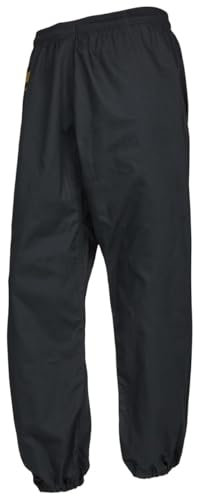 TEKKA BUDO Kung Fu Hose schwarz - Beine geschlossen - mit Gummibbund - Taiji Chi Qi Gong - Größe 180