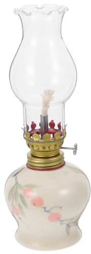 Cabilock Öllampe Für Außenbereich Und Vintage Campinglaterne Klassische Petroleumlampe Aus Keramik Rustikale Heimdekoration Für Drinnen Und Draußen