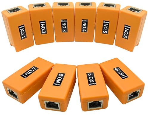Henkion Testeur de câble réseau pour testeur de caméra de vidéosurveillance, kit à distance, testeur de câble réseau, n° 255, accessoires de câble, détection de câble réseau RJ45 pour testeur de CCTV