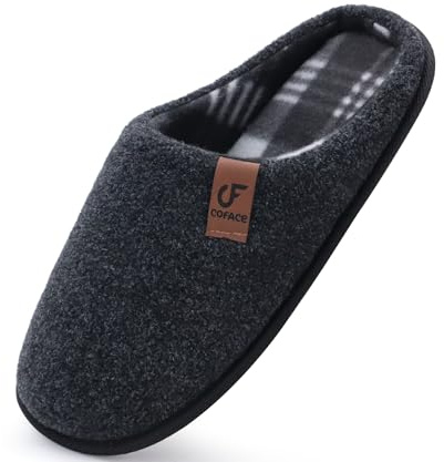 COFACE Chaussons Homme Hiver Chaud en Mousse à Mémoire Pantoufles