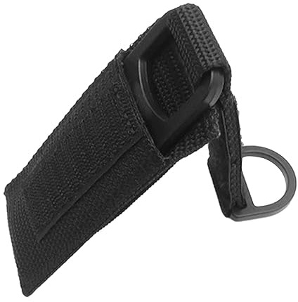 getuse Scuba Cutter Diver Line Cutter Sicherheitsschneidwerkzeug Unterwassermesser Keramikklinge mit Scheide für Tauchen Schnorcheln Freitauchen Wassersport- Schwarz