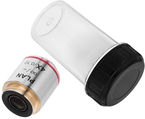 DOITOOL Microscopio Biologico Obiettivo Lente per Osservazioni Dettagliate di Laboratorio Correzione Colore Accessori per Microscopia Biologica