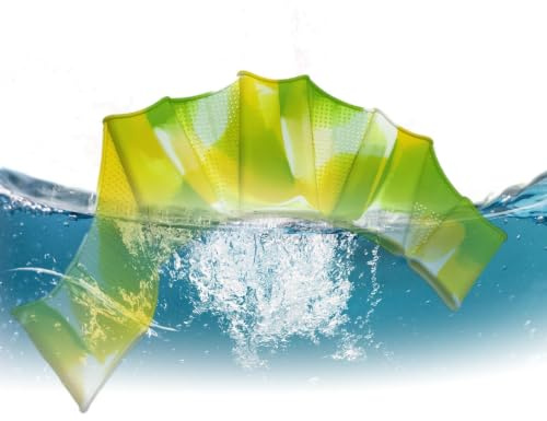 Guantes de natación para hombre – Guante flexible de entrenamiento de resistencia al agua | Diseño de cinco dedos para accesorios de natación, hidrodinámico, cómodo y elástico para waterpolo, surf, entrenamiento,