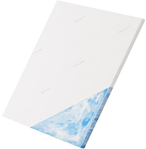 SW Bedding Topper 120x200cm Premium Gelschaum - extra anpassungsfähig mit Memory-Effekt - Handarbeit aus Deutschland - erholt Aufwachen Weiß