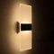 LED Lampada da Parete Interno 12W Bianco Caldo, Moderno Applique da Parete Interni, Lampada a Muro in Acrilico Perfetto per Soggiorno Corridoio Bagno Le Scale Luce Notturna