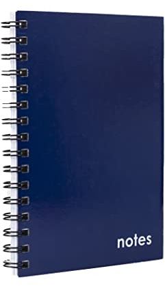 Collins Essential A5 Spiral Wiro Ruled Notebook 80 pages Dark Blue