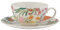 Maxwell & Williams II0197 Native Blooms Tasse mit Untertasse aus Porzellan, Mehrfarbig, 400 ml