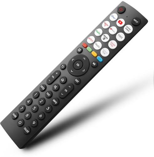 Fernbedienung für Hisense Fernseher Universal TV-Remote - EN2Q36H für Hisense VIDAA 4K HDTV FHD QLED LCD LED Smart TVs