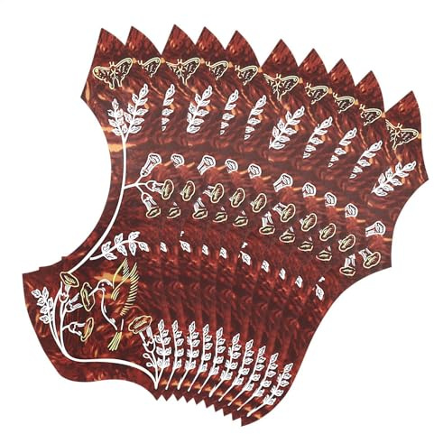 Bsbkoj Akustisk pickguard, gitarr pickguard | 10 stycken PVC PUCH AKUSTIC GITARE - MUSIKINSTRUMENT FÖR AFFERENSER, FAMILJ, VÄNN,