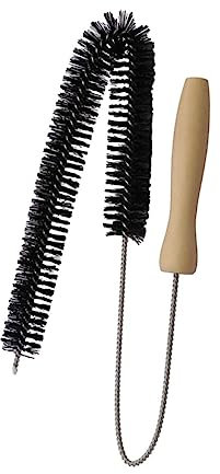 Hemobllo Cepillo De Limpieza Para Ventilación De Secadora Herramienta De Limpieza De Huecos De Polvo Cepillo Flexible Para Serpentines De Refrigerador Limpiador De Trampa De Ventilación