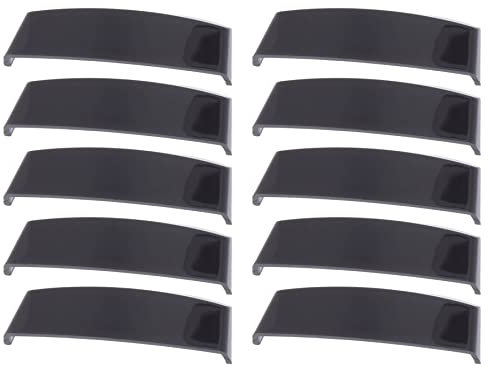 ToniTec Lot de 10 capuchons pour grille d'aération, accessoire de fenêtre 45 mm, pour fenêtre, marron RAL8019