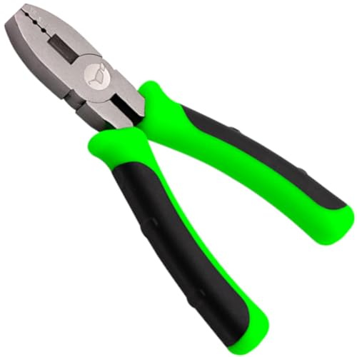 Korda Mini Krimp Tool, Compact Size, Stainless Steel, Rubberised Handles, Line Cutter, Compatible with All Krimp Sizes, Ideal for Crimping Rigs