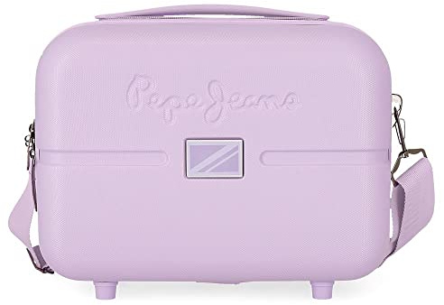Pepe Jeans Accent Mixte Accessoire de voyage - Étui à cosmétiques, Lila, Neceser Adaptable con Bandolera