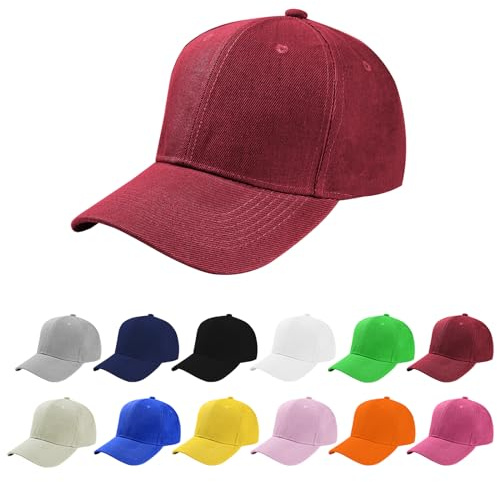 Aomig Basebollkeps för män, klassisk vanlig basebollkeps polostil hatt, justerbar sport vardaglig keps andningsbar sommar solskydd hatt för utomhus