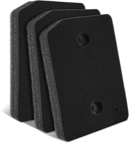 3 stycken PARTSEE torkfilter för Miele T1 9164761 värmepumpstork, fin grov 207 x 157 x 30 mm svampfilter filtermatta luddfilter skumfilter Sponge för Miele torktumlare