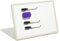 Desktop-Whiteboard, 12,6 x 10,2 Zoll, magnetische Kindertafel mit Halter und 3 Markern, 1 Radiergummi, kleines tragbares, trocken abwischbares Whiteboard für Kinder, Zeichnen,